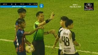 Aksi2 Panas Antara JDT FC IV Vs TERENGGANU FC IV || Akhir 1 Piala Belia 2024.