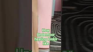 How Underfloor heating looks like Part.1 #youtubeshorts #diy #construction #funny #football