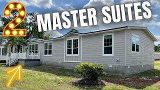 It's like 2 homes in 1!! New modular home with 2 master suites! Prefab House Tour