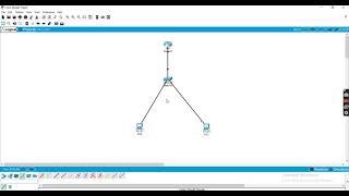 Connecting 1 Router, 1 Switch & 2 PCs using simulation tool (CISCO PACKET TRACER)