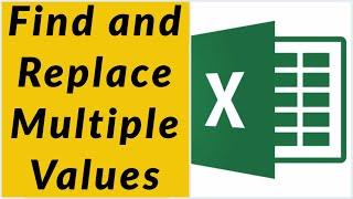 How to Find and Replace Multiple Values in Excel - All at once
