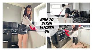 4K | How To Clean | Kitchen | Deep Cleaning | Products | Step By Step Guide