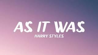 Harry Styles - As It Was (Lyrics)