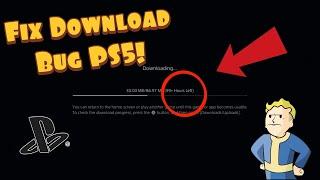 How To Fix PS5 Downloading Bug - PS5 Downloading Queue Fix