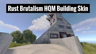 Rust Brutalism HQM Building Skin (Work in Progress)