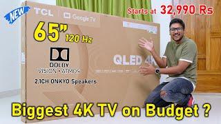 Unboxing the BIGGEST 65" 4K 120Hz TV on Budget... TCL 65 C61B (2024)