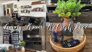 Living Room Refresh 2022 | Small Living Room Transformation | New Year Reset