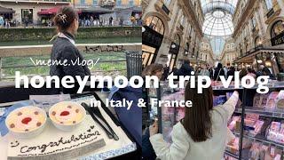 〔vlog〕ANAで行くイタリア,フランス2週間の新婚旅行(ep.1)｜イタリア,ミラノ編｜観光地とグルメを楽しむ充実の3日間