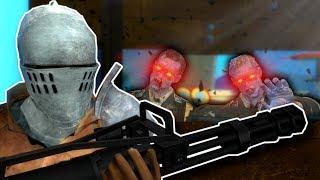 Zombies Overrun the Krusty Krab! - Garry's Mod Gameplay - Zombie Survival Roleplay