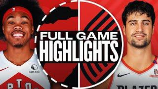 RAPTORS at TRAIL BLAZERS | FULL GAME HIGHLIGHTS | March 16, 2025