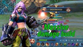 Massive Damage build, Masha Outplayed game | Mobile legend bang bang