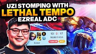 This is what a God Ezreal looks like - Uzi Ezreal ADC Gameplay