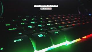 Cosmic Byte CB-GK-05 Titan (Wired Gaming Keyboard) - Best Keyboard Under ₹1,000