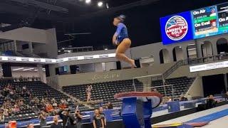 Jordan Chiles's new Tuck Vault for 2025 UCLA Gymnastics