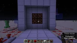 My first redstone door with bendy pistons data pack