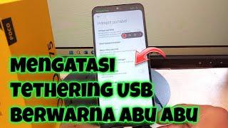 Cara Mengatasi Tethering USB Berwarna Abu abu/Tidak Aktif di HP Xiaomi POCO C75 & Lainnya