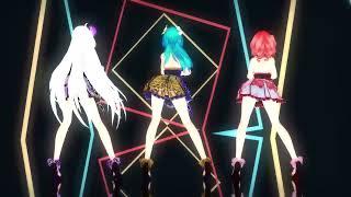 [MMD] I WANNA DANCE Miku Haku Teto (Motion DL)