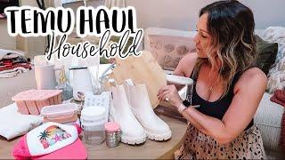 MY 1ST TEMU HAUL| HOUSEHOLD ITEMS HAUL| Tres Chic Mama