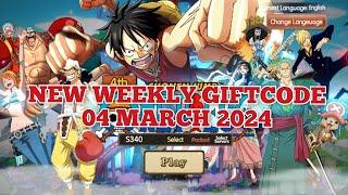 PIRATE ADVANCE OCEAN FANTASY : NEW WEEKLY GIFTCODE FOR 04 MARCH 2024