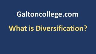 What is Diversification?