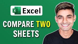 How to Compare Two Excel Sheets and Find Differences (Easy Way)