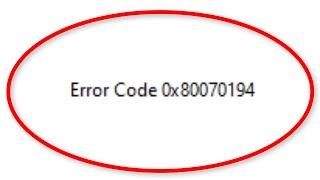 How To Fix Onedrive Error Code 0x80070194 Windows 10