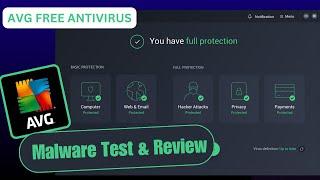 AVG Free Antivirus Full review with Malware Test