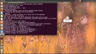 how to install apache server on ubuntu