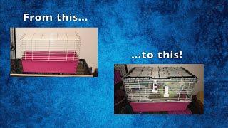 How to Hardware Cloth a Rat Cage (aka how to fix large bar spacing)