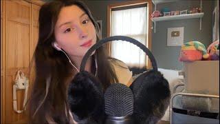 ASMR you need sleeeep ️ fluffy & scratching mic sounds 