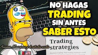 TIPS Que debes de saber ANTES de hacer TRADING / Consejos al invertir