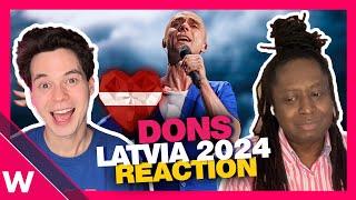  Latvia Eurovision 2024 Reaction | Dons "Hollow" (Live at Supernova)