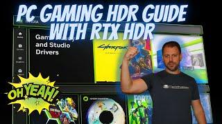 Gaming PC HDR Ultimate Guide with Nvidia RTX HDR for Living Room/Home Theater Gaming