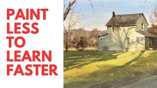 Paint Less - Learn Watercolor Faster