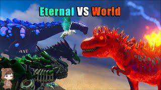 Ark Eternal Creatures VS The World Boss Rex | ARK Mod Battle Ep.117