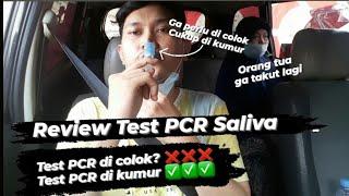 Rapid Test PCR Saliva " PCR Kumur Kumur " ga sakit ga harus colok colok