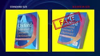 Oxford Advanced Learners Dictionary - Spotting the genuine from the fake
