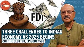 Falling FDI, bolting FPIs & declining reserves as rupee weakens: 3 big economic challenges in 2025