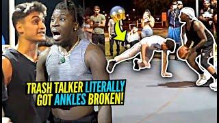 "I'ma Slap The Hell Out Of YOU!" Trash Talker LITERALLY Got ANKLES BROKEN By Bone Collector!