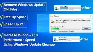 How to Delete Windows 10 Update Files and Free Up Space in Windows 10 | Windows Old Update Cleanup