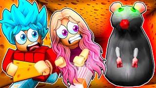 A Crazy Rat is Chasing Us | Roblox Cheese Escape