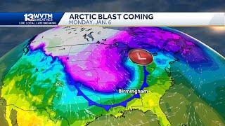 A major weather pattern change in Alabama's weather forecast