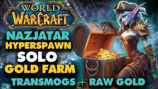 Nazjatar Transmog and Raw Gold Dragaonflight World of Warcraft Gold Farm - Solo Hyperspawn BFA Farm