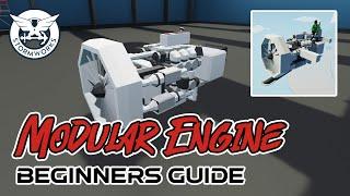 Turbine Diesel Modular Engine Build 24cyl 3x1 Stormworks Tutorial - How To