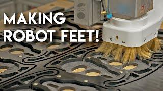 Machining Shuffle Feet for a Combat Robot - Pepe Silvia!