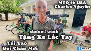 Quan Tâm Đến Những Hoàn Cảnh Khuyết Tật GĐ Mr Charles Nguyễn USA Tặng Xe Lắc Tay. Hồi Hướng Đến Mẹ