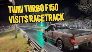 TWIN TURBO F150 TAKES A TRIP TO THE RACETRACK