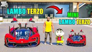 Franklin Lamborghini Terzo VS Shinchan Mini Lamborghini Terzo in GTA 5 || JNK GAMER