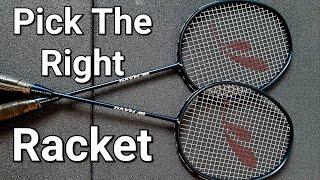 How To Pick The Right Racket? Badminton Racket Review