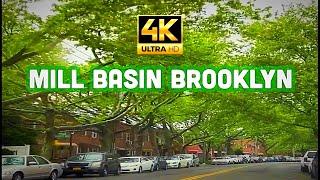 Exploring Mill Basin: 4K Driving Tour of Brooklyn ️